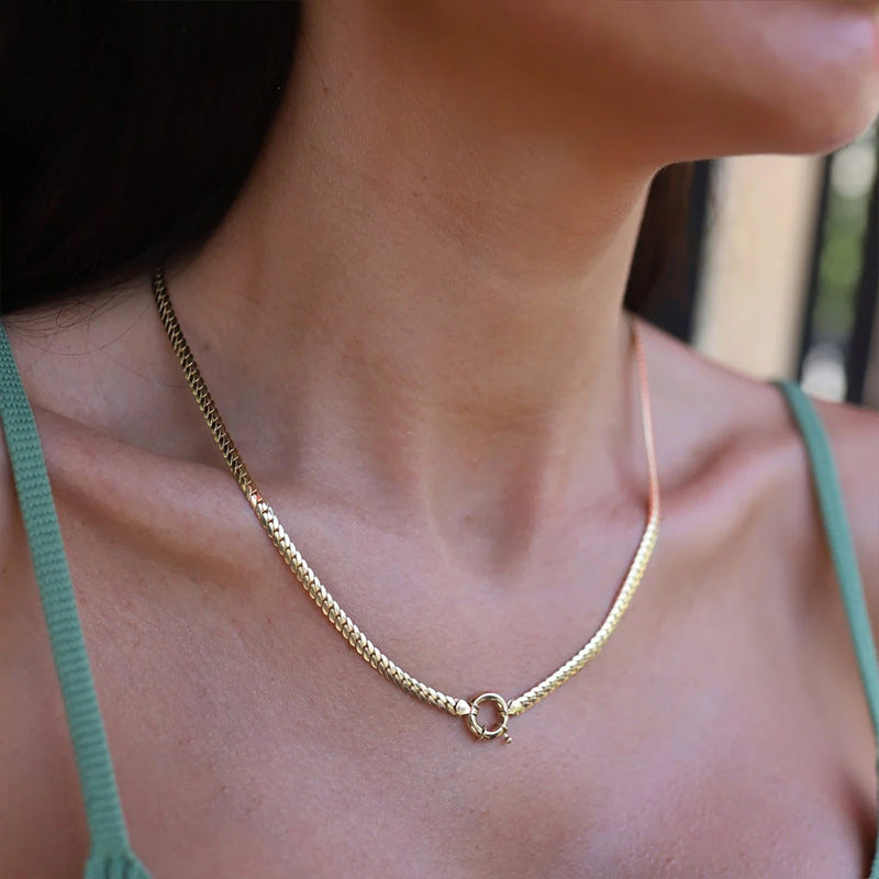 Encrypting Smooth NK Chain Necklace