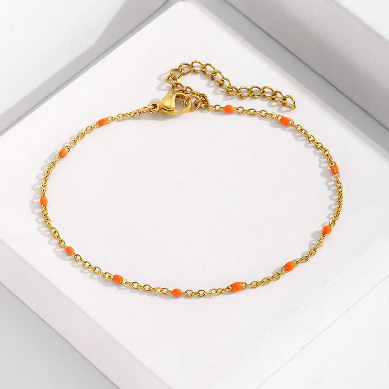Women's Fashion Mixed Color Beaded Bracelet