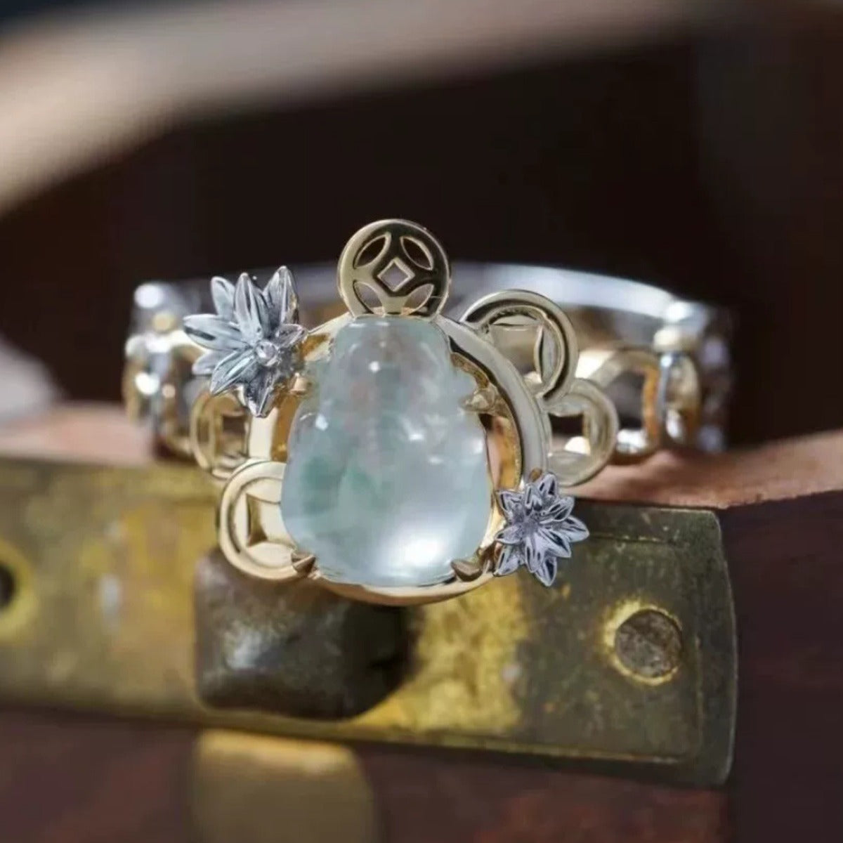 Retro Easy Matching Graceful Personality Safe Meaning Good-looking Ring
