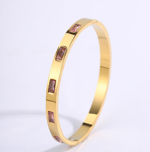 Non-fading Stainless Steel Wristband Jewelry For Internet Celebrities