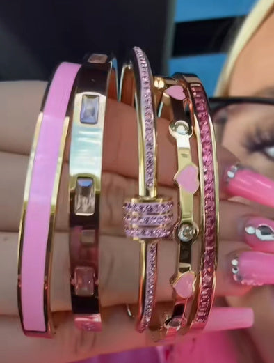 Non-fading Stainless Steel Wristband Jewelry For Internet Celebrities