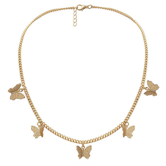 Women's Cute Fashion Butterfly Pendant Necklace