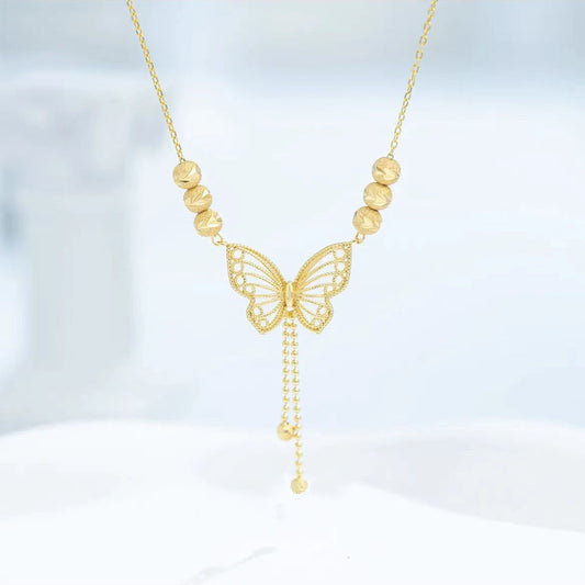Fairy Butterfly Tassel Necklace Women's Design Fashion