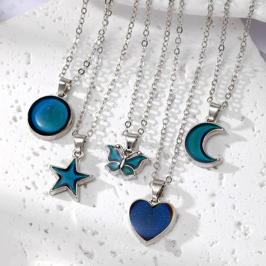 Fashion Personalized Temperature-sensitive Color-changing Necklace