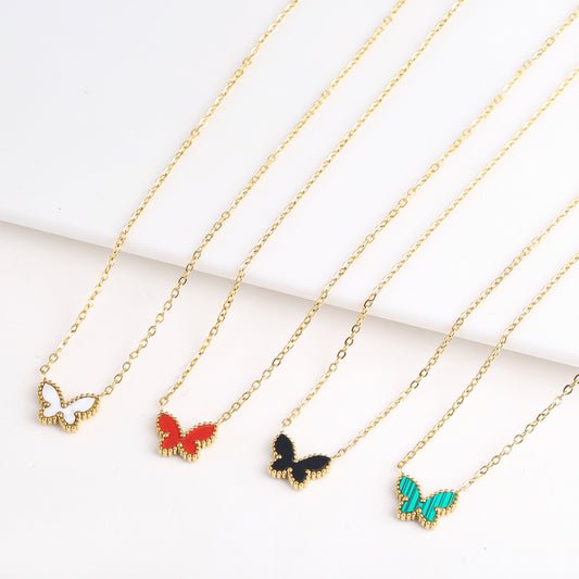 Simple Fashion Personality Temperament Butterfly Necklace