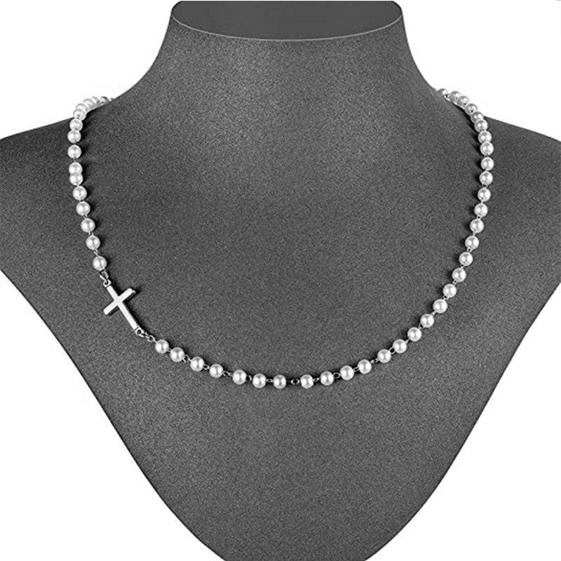 White Necklace Wedding Short Clavicle Chain Simple