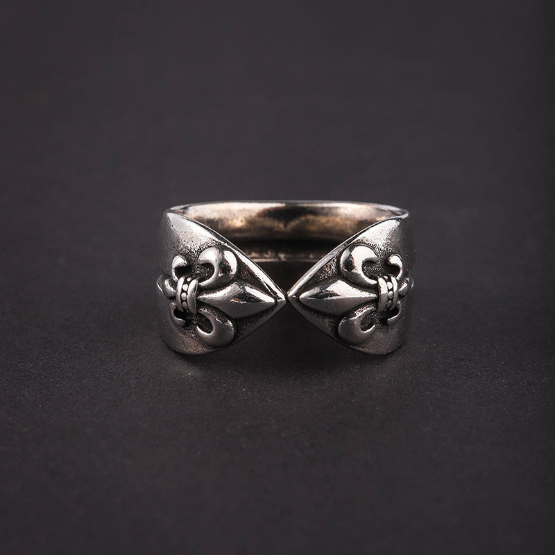 Retro Iris Tectorum Fashion Open-end Personality Ring