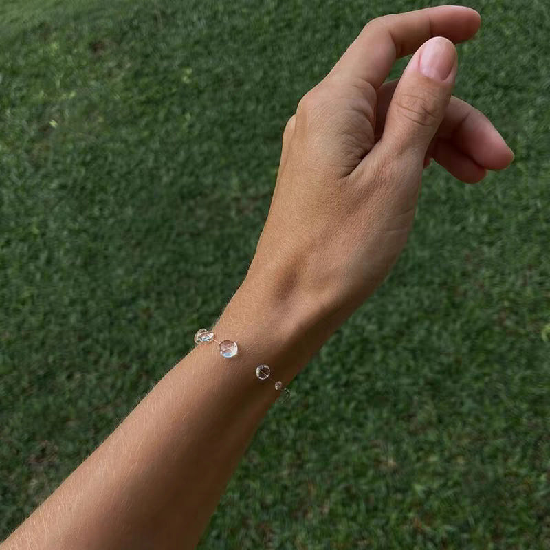 Cool Feeling Super Fairy Minimalist Transparent Crystal Jewelry