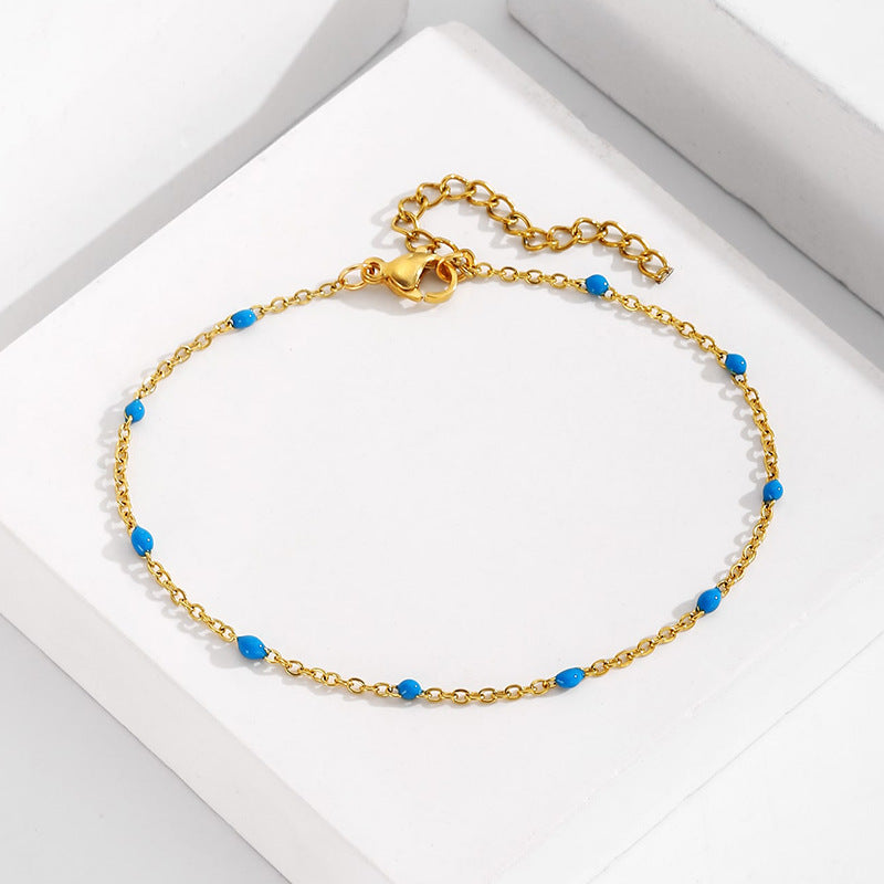 Women's Fashion Mixed Color Beaded Bracelet