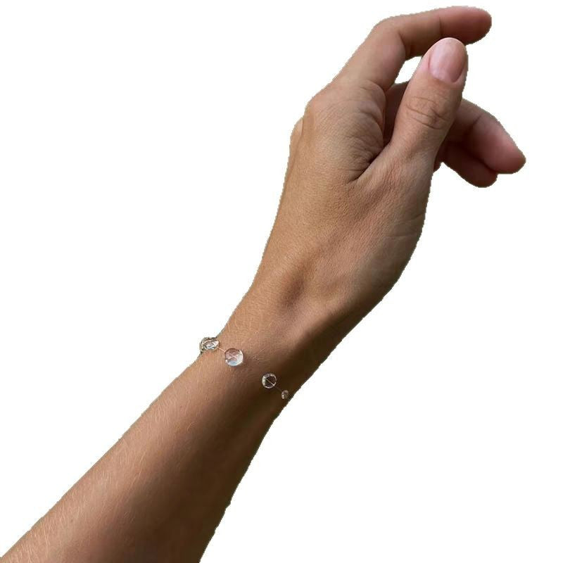 Cool Feeling Super Fairy Minimalist Transparent Crystal Jewelry
