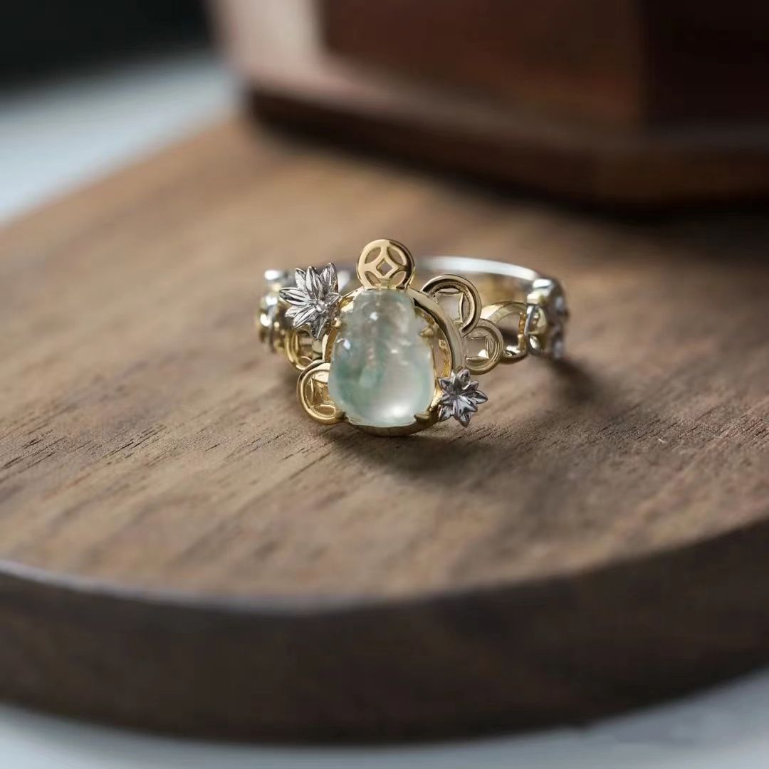 Retro Easy Matching Graceful Personality Safe Meaning Good-looking Ring