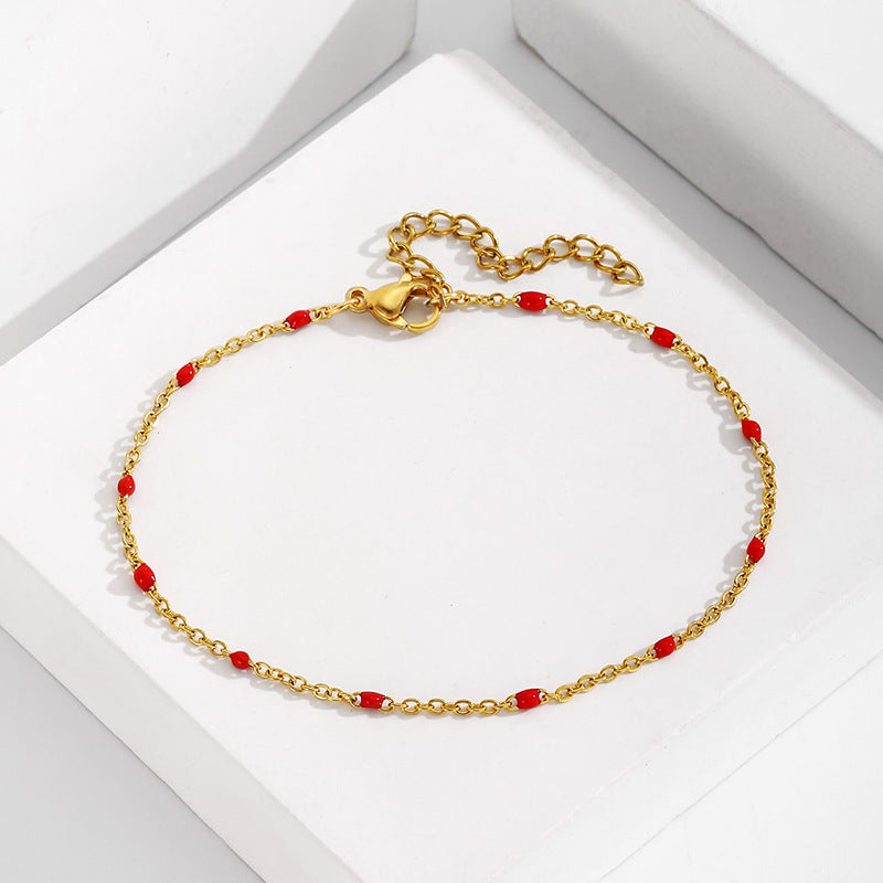 Women's Fashion Mixed Color Beaded Bracelet