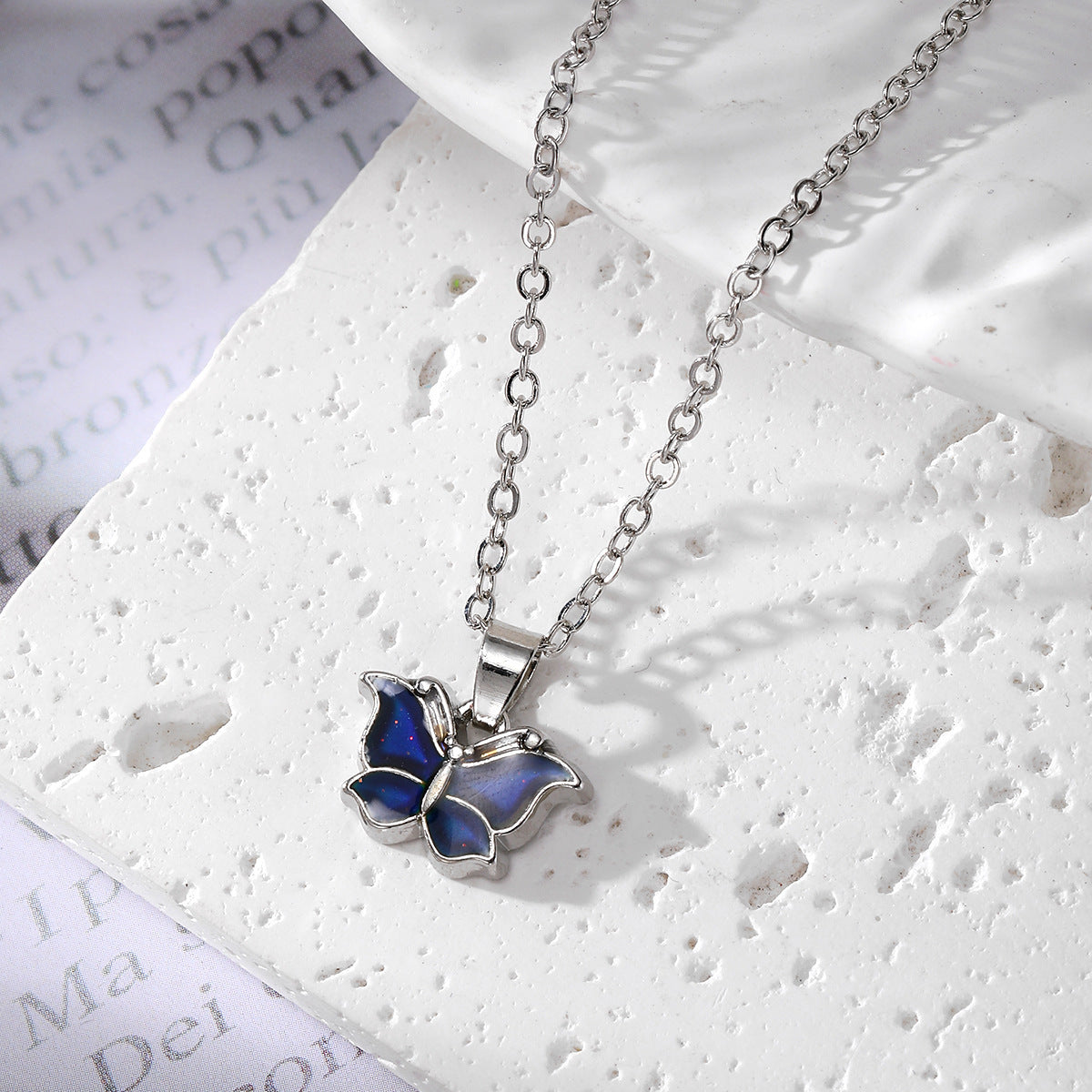 Fashion Personalized Temperature-sensitive Color-changing Necklace