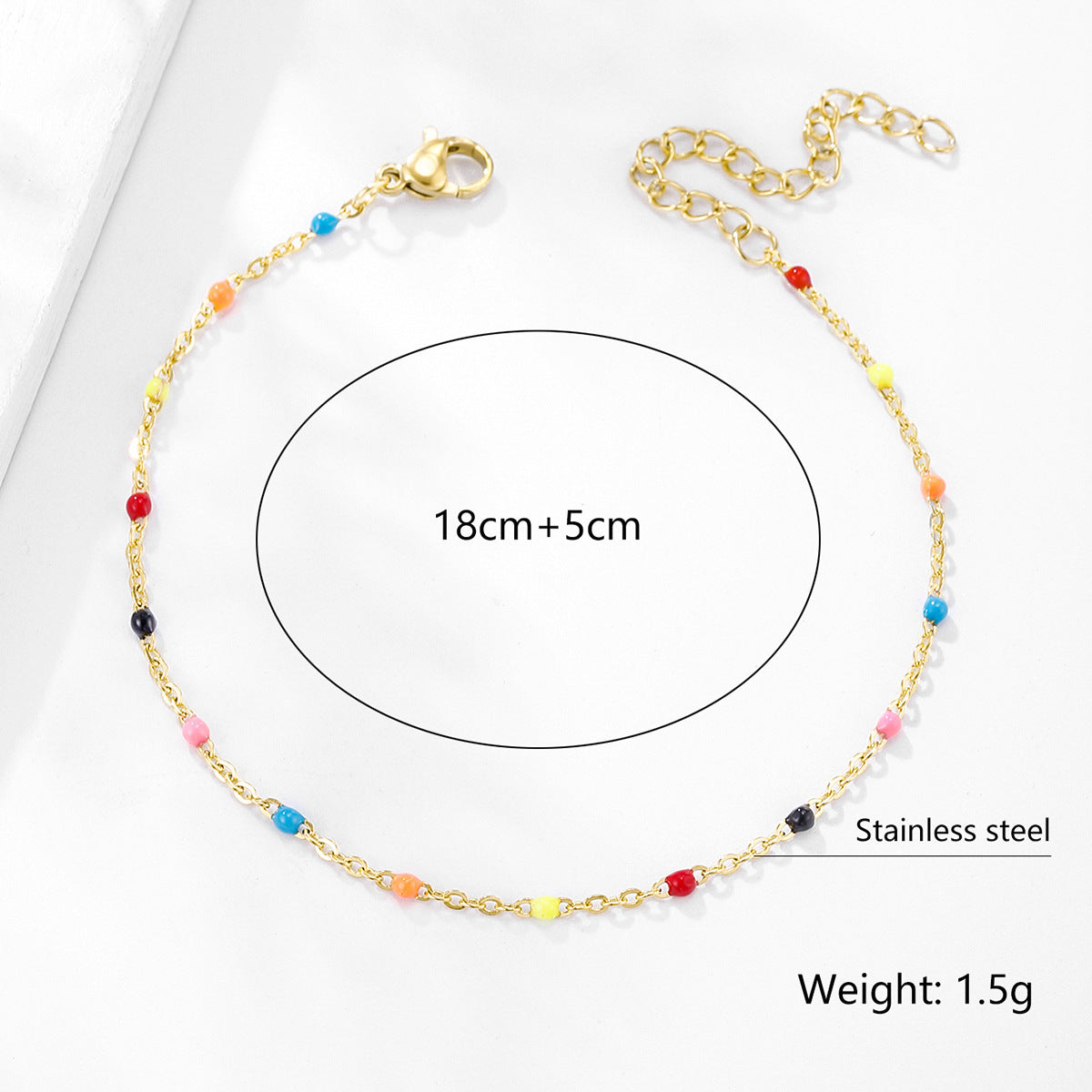 Women's Fashion Mixed Color Beaded Bracelet