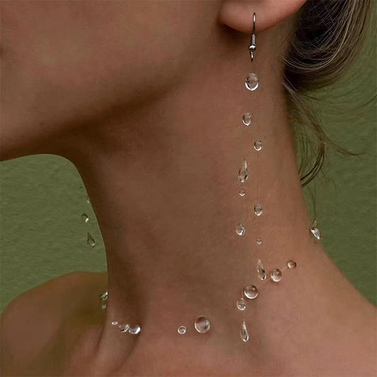 Cool Feeling Super Fairy Minimalist Transparent Crystal Jewelry