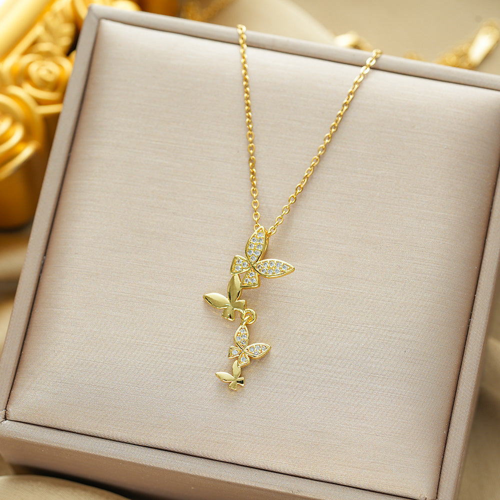 Elegant Necklace National Style High-grade Clavicle Chain